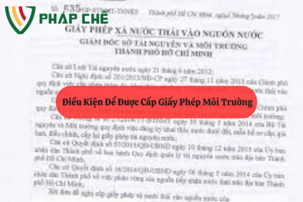 Thủ Tục Xin Giấy Phép Xả Thải