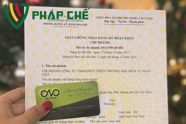 mẫu đăng ký thành lập chi nhánh công ty

