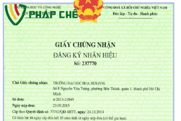 đăng ký nhãn hiệu chứng nhận