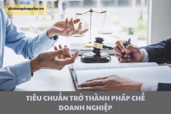 TIÊU CHUẨN TRỞ THÀNH PHÁP CHẾ DOANH NGHIỆP