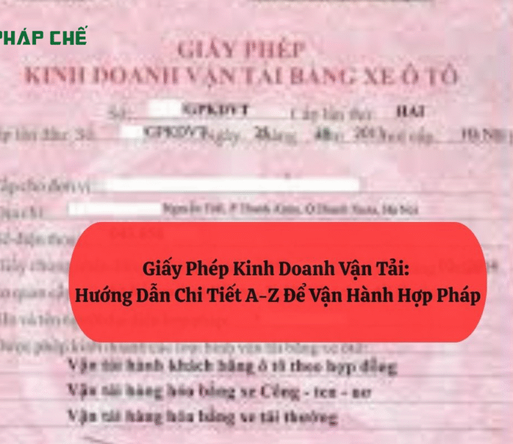 Giấy Phép Kinh Doanh Vận Tải: Hướng Dẫn Chi Tiết A-Z Để Vận Hành Hợp Pháp