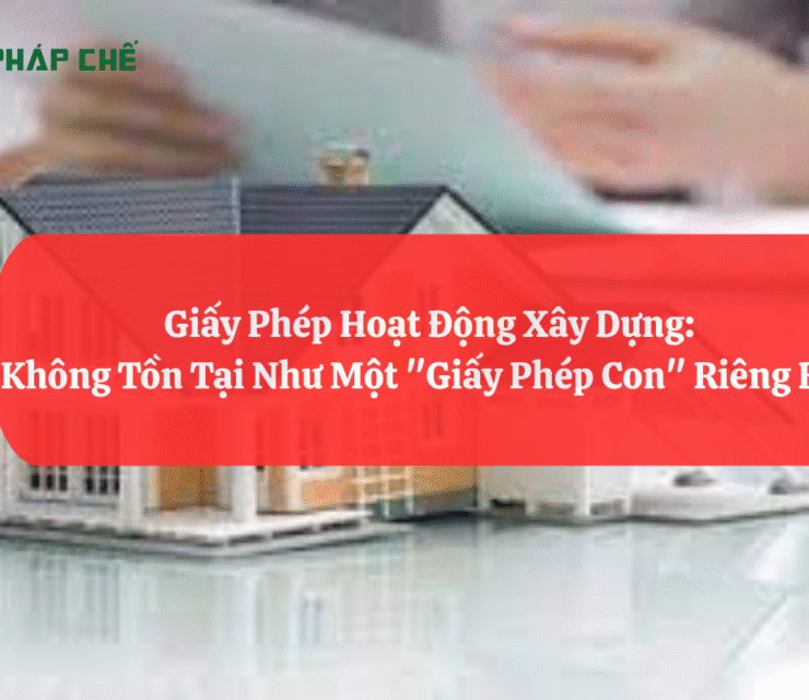 Giấy Phép Hoạt Động Xây Dựng: Không Tồn Tại Như Một “Giấy Phép Con” Riêng Biệt