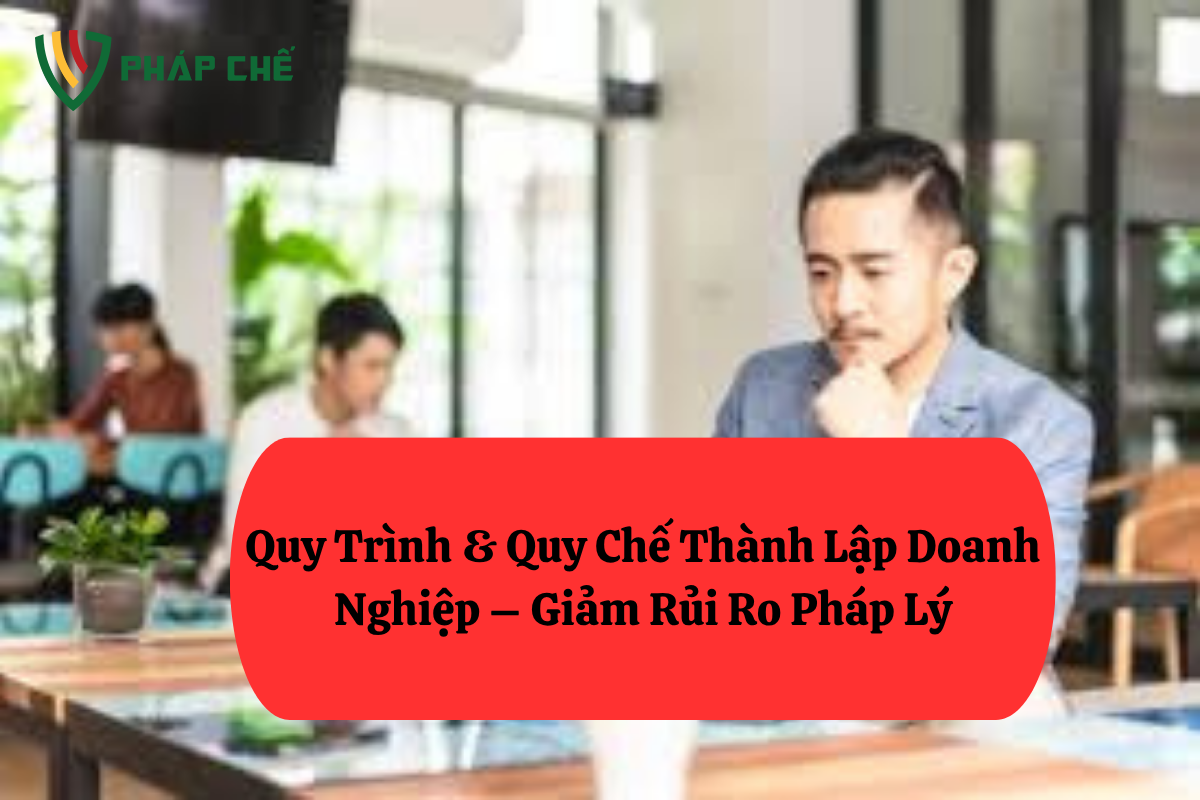 Quy Trình & Quy Chế Thành Lập Doanh Nghiệp – Giảm Rủi Ro Pháp Lý
