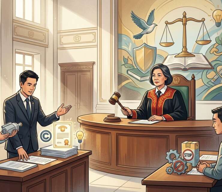 Xử lý xâm phạm quyền sở hữu trí tuệ bằng biện pháp dân sự