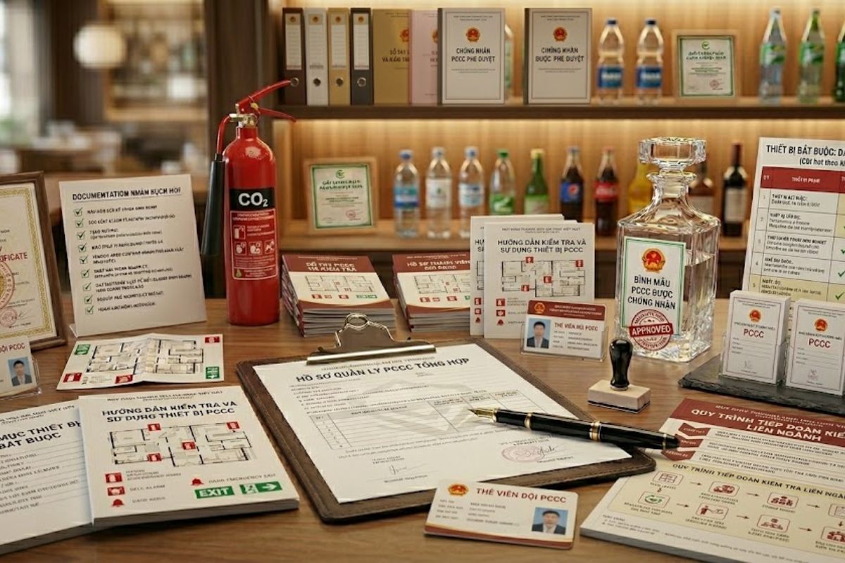 Hồ sơ quản lý về  phòng cháy chữa cháy và hướng dẫn tiếp đoàn kiểm tra liên ngành