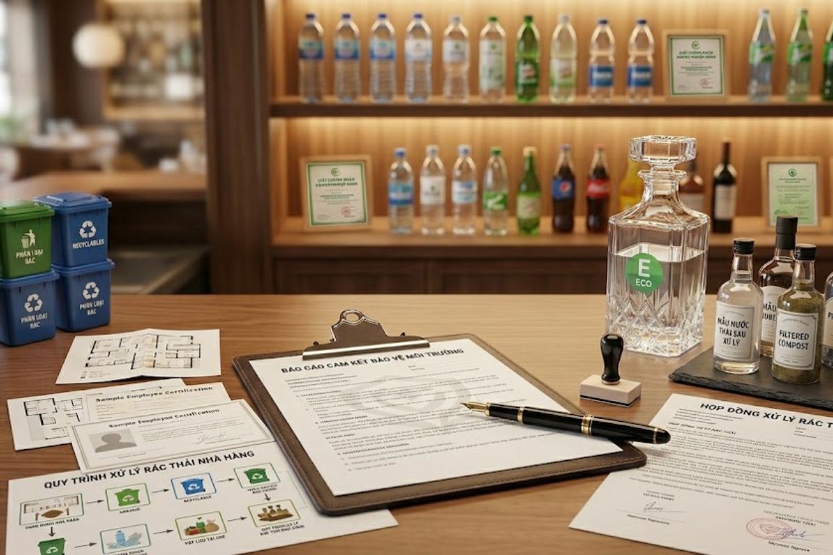 Hướng dẫn lập cam kết bảo vệ môi trường và hợp đồng xử lý rác thải nhà hàng