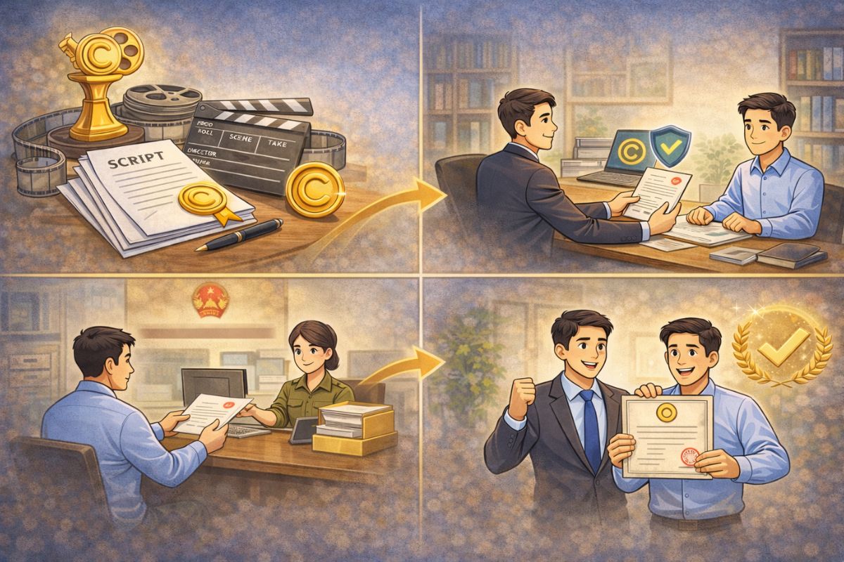 Quy định về bản quyền kịch bản và đăng ký quyền tác giả tác phẩm điện ảnh