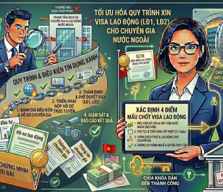 Tối ưu hóa quy trình xin Visa lao động (LĐ1, LĐ2)