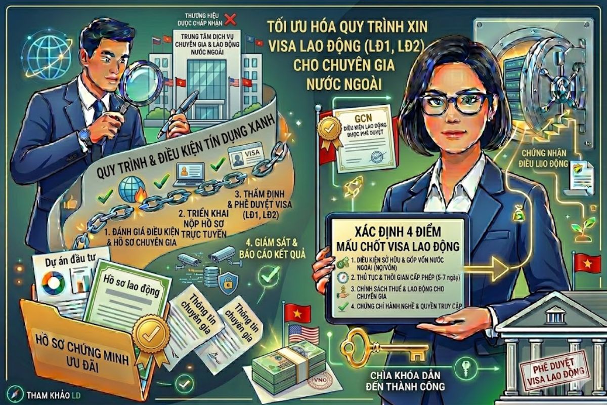 Tối ưu hóa quy trình xin Visa lao động (LĐ1, LĐ2)