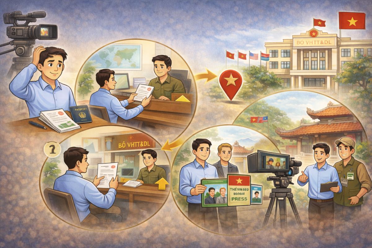 Thủ tục xin giấy phép cung cấp dịch vụ quay phim cho tổ chức nước ngoài tại Việt Nam