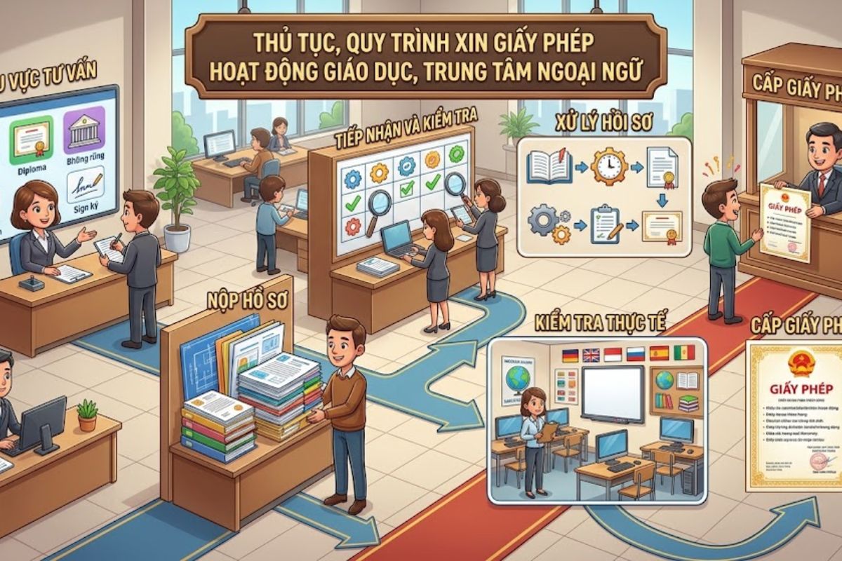 Thủ tục xin giấy phép hoạt động giáo dục mới nhất