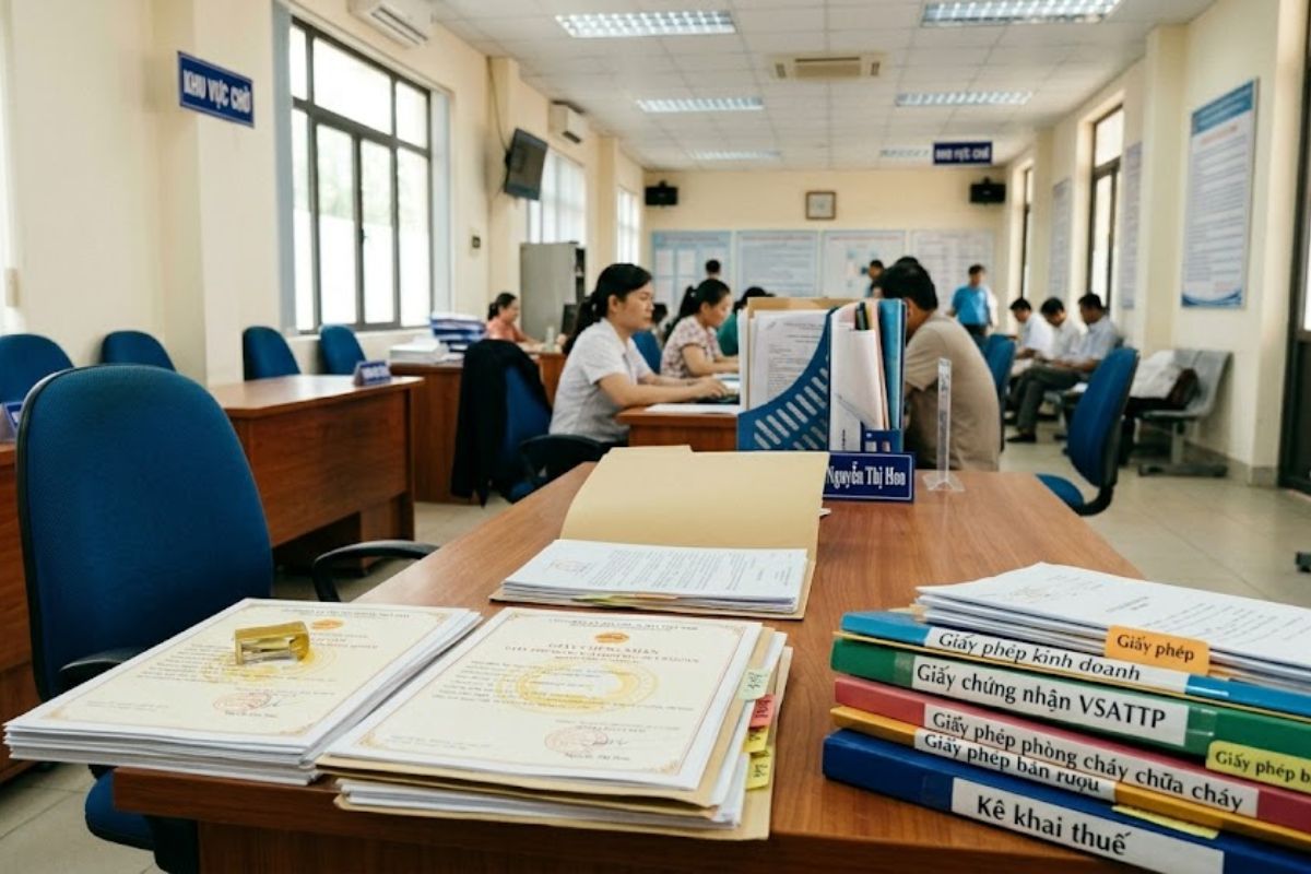 Trọn bộ hồ sơ pháp lý mở nhà hàng: Các loại giấy phép con bắt buộc phải có